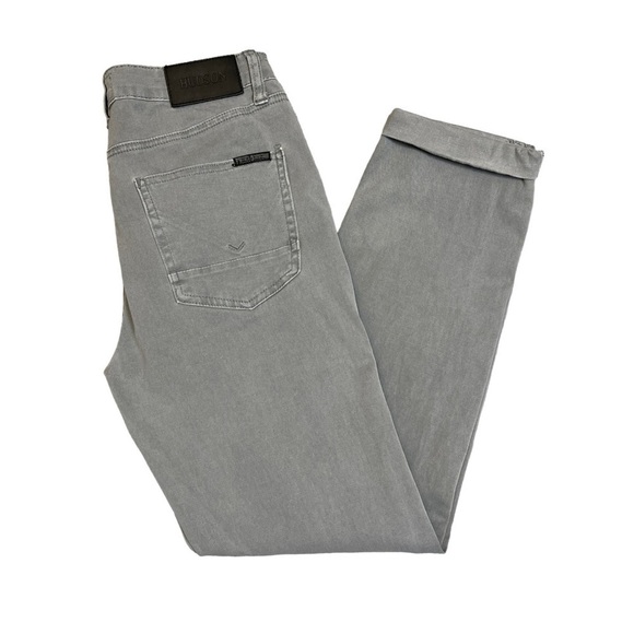 Hudson Girls Straight Leg Jeans. Grey Size 14 #924 - Picture 3 of 7